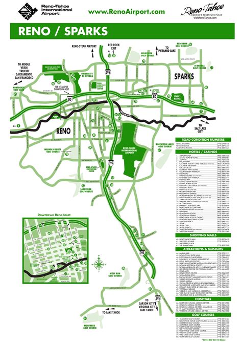 map of casinos in reno.